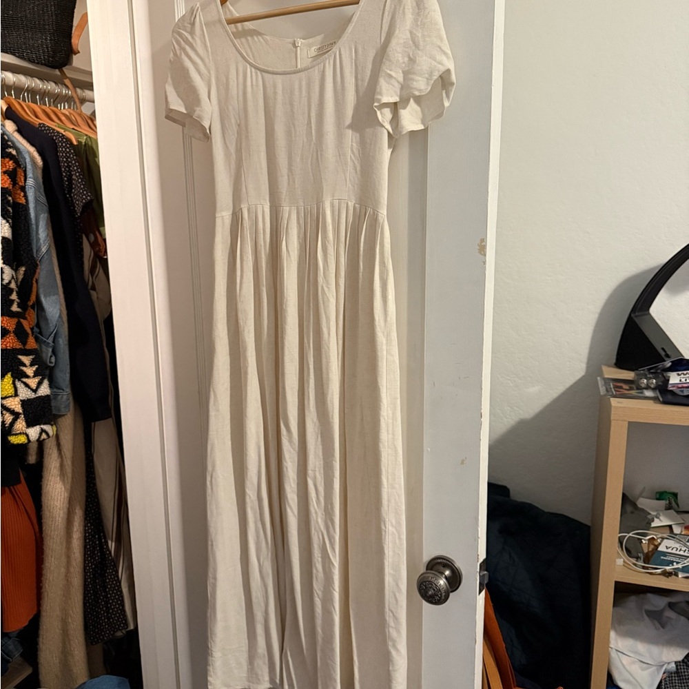 Christy Dawn Scarlet Dress Petite Eggshell NWOT